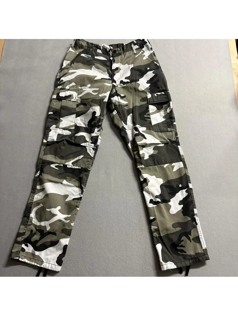 Rothco BDU Cargo Pants Mens Small Regular Green Camo Military Tactical Combat